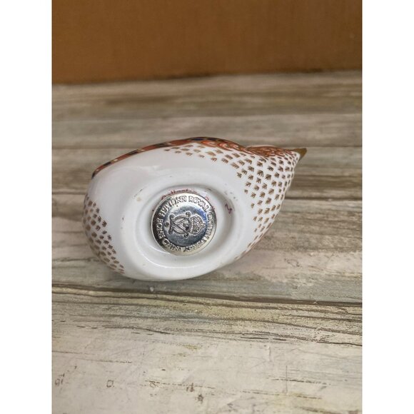 1997 Royal Crown Derby Jenny Wren Bird Paperweight with Gold Stopper – FLAW - Picture 5 of 8